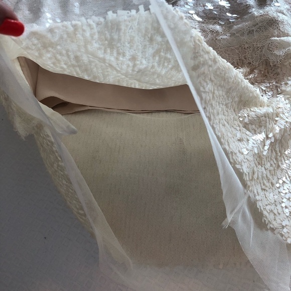 BCBGMAXAZRIA Cristal Mixed Sequin Pencil Skirt - Picture 11 of 16